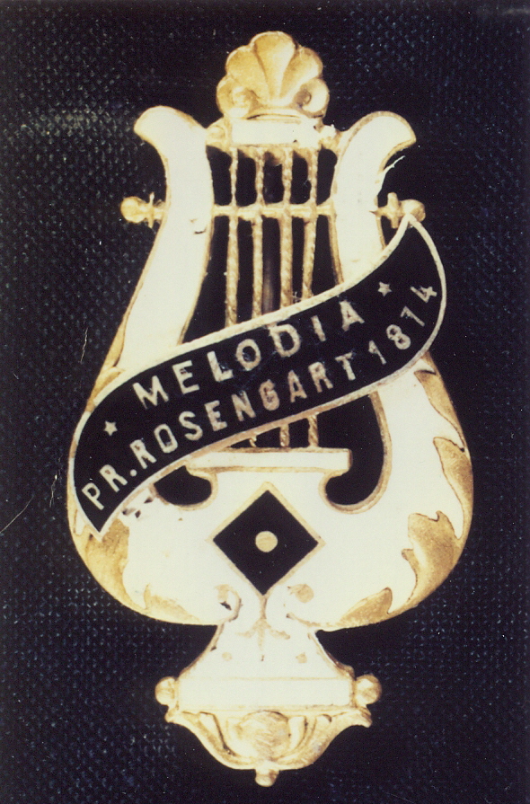 Abzeichen des Gesangsvereins „Melodia“