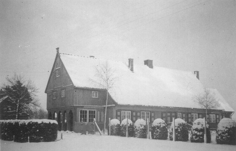 Haus von Otto Neufeldt im Winter